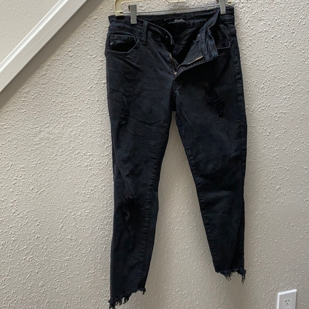KanCan x Vici black distressed jeans